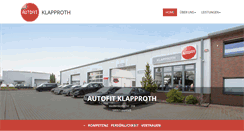 Desktop Screenshot of klapproth-kfz.de